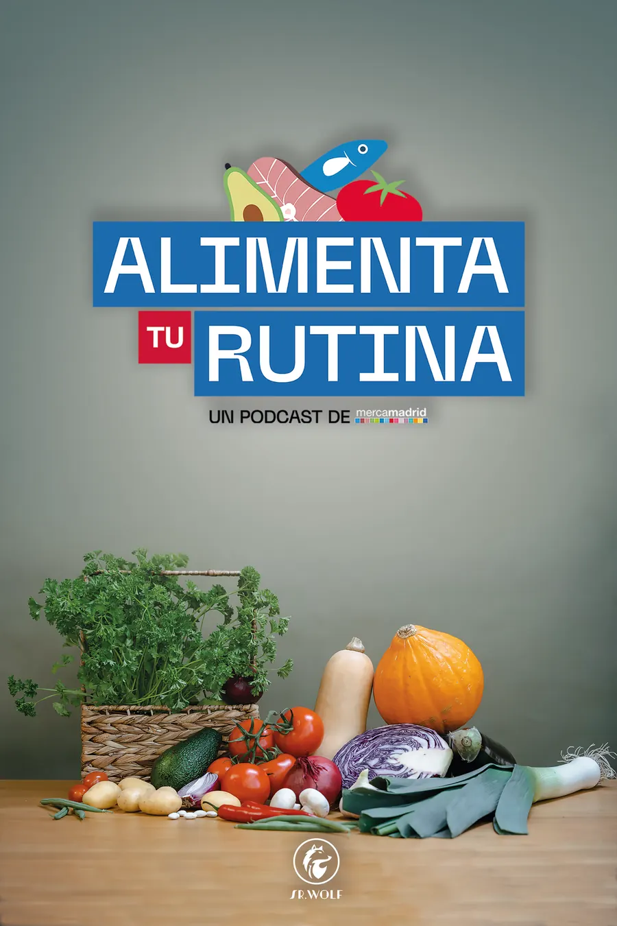 Cartel de Alimenta tu rutina · Mercamadrid
